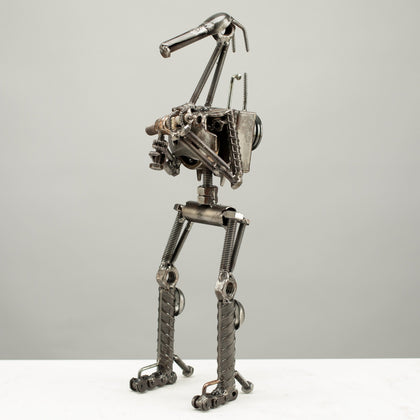14" Battle Droid Inspired Recycled Metal Art