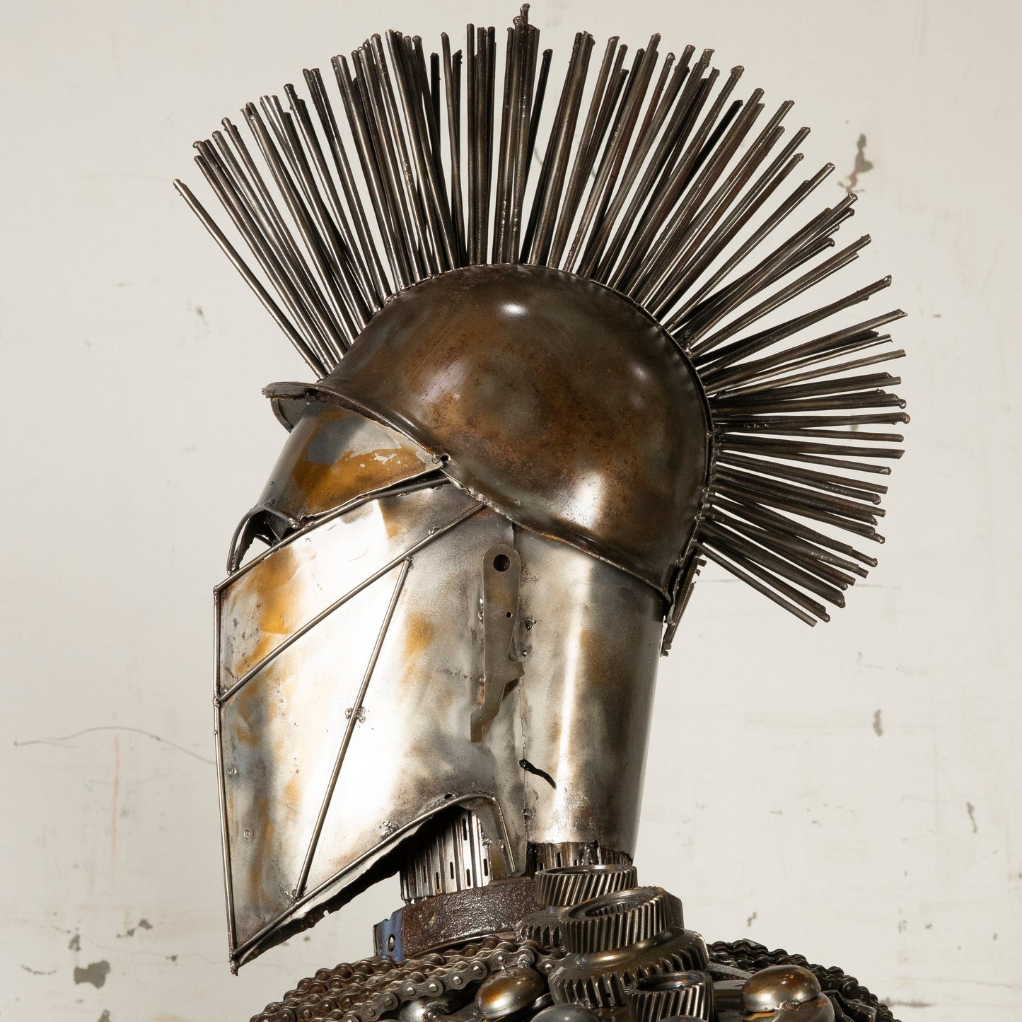 Spartan sculpture showroom view