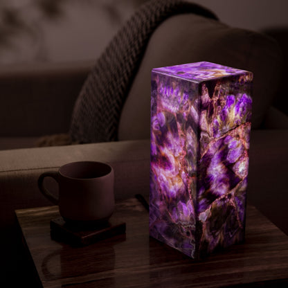 12" Amethyst Table Lamp — Vault 88