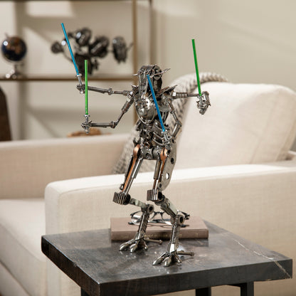General Grievous Star Wars Inspired Recycled Metal Sculpture — Vault 88 recycled metal art