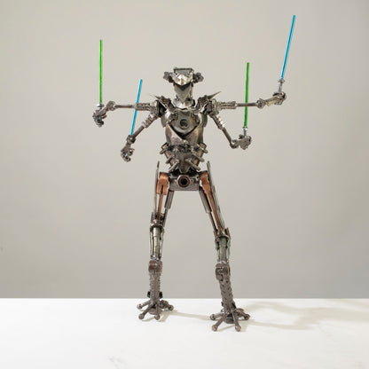 General Grievous Star Wars Inspired Recycled Metal Sculpture — Vault 88 recycled metal art