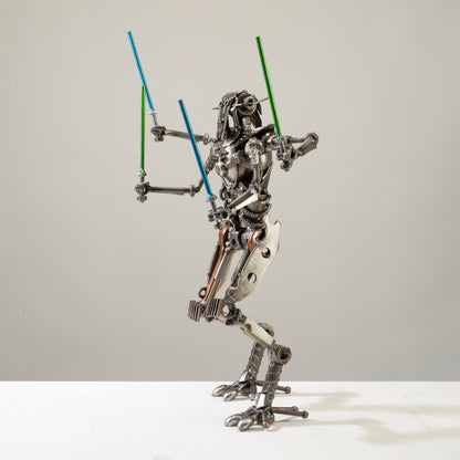 General Grievous Star Wars Inspired Recycled Metal Sculpture — Vault 88 recycled metal art