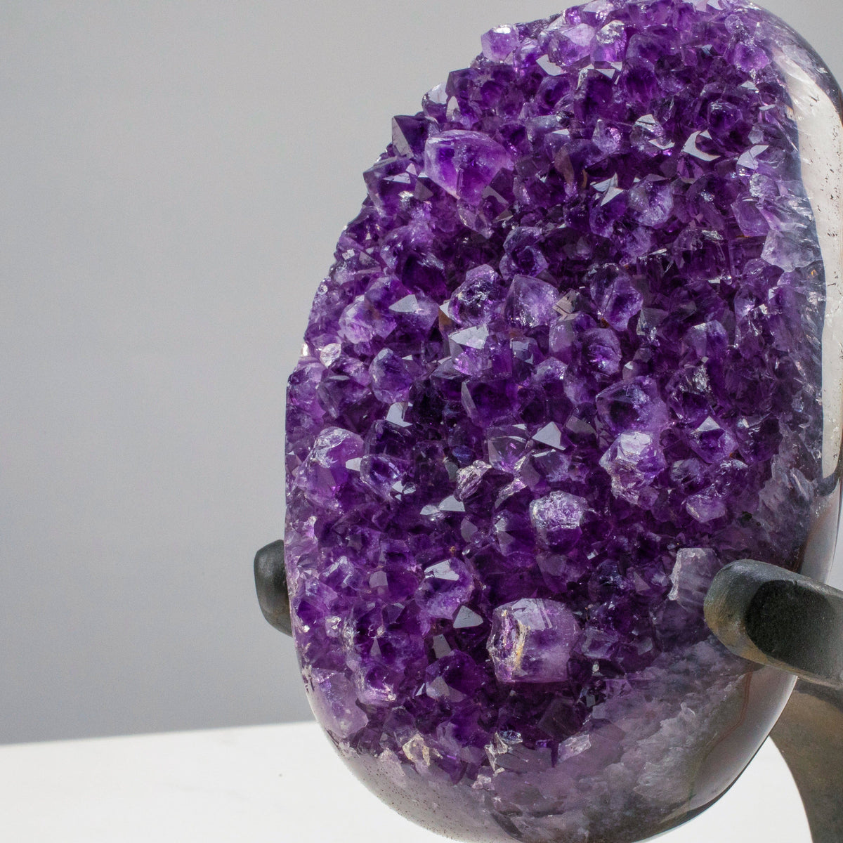 Large Uruguayan Amethyst Geode on Custom Stand - 10" / 5.5 lbs — Vault 88