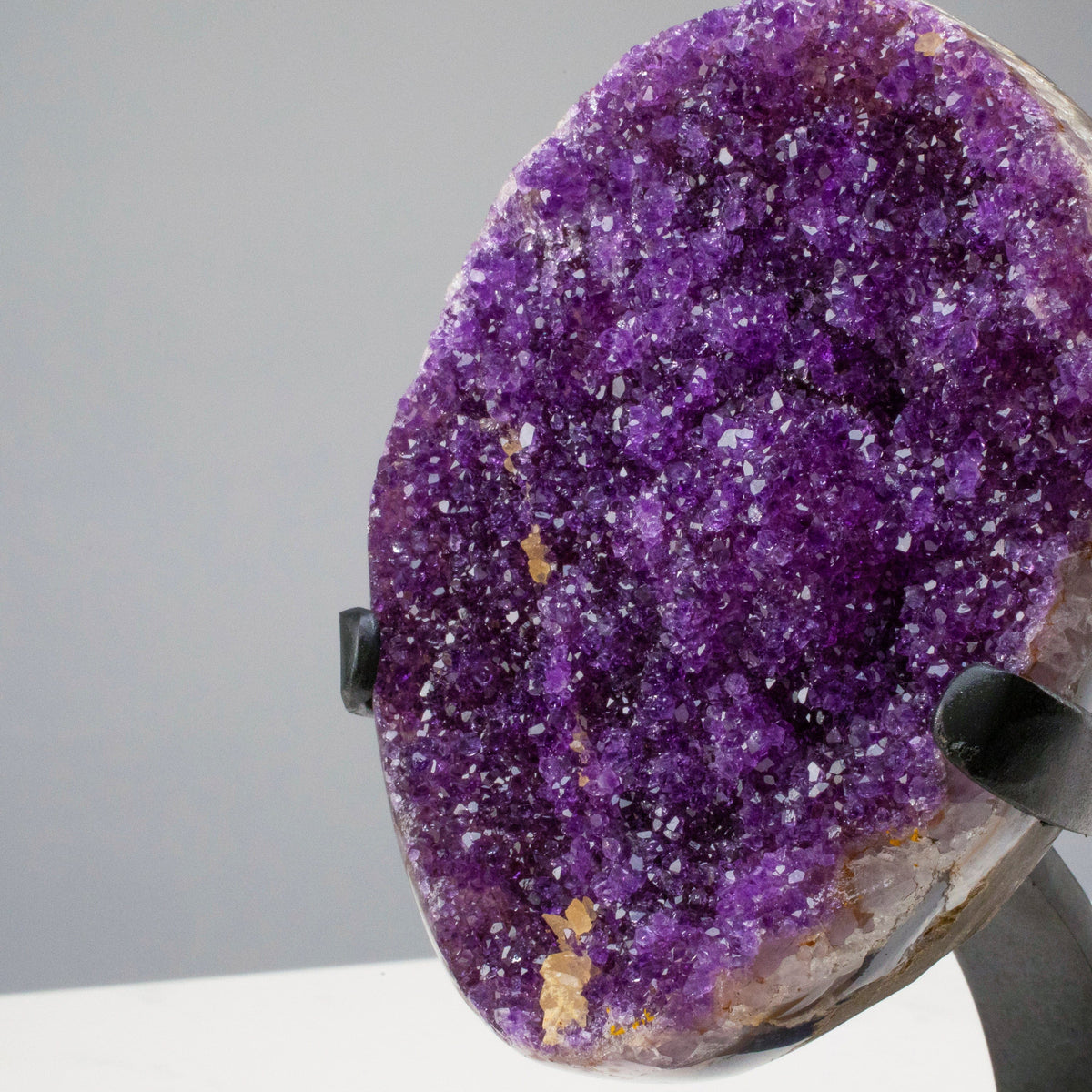 Medium Uruguayan Amethyst Geode on Custom Stand - 9" / 4 lbs — Vault 88