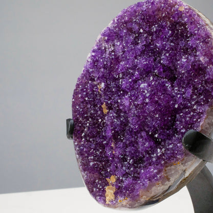 Medium Uruguayan Amethyst Geode on Custom Stand - 9" / 4 lbs — Vault 88