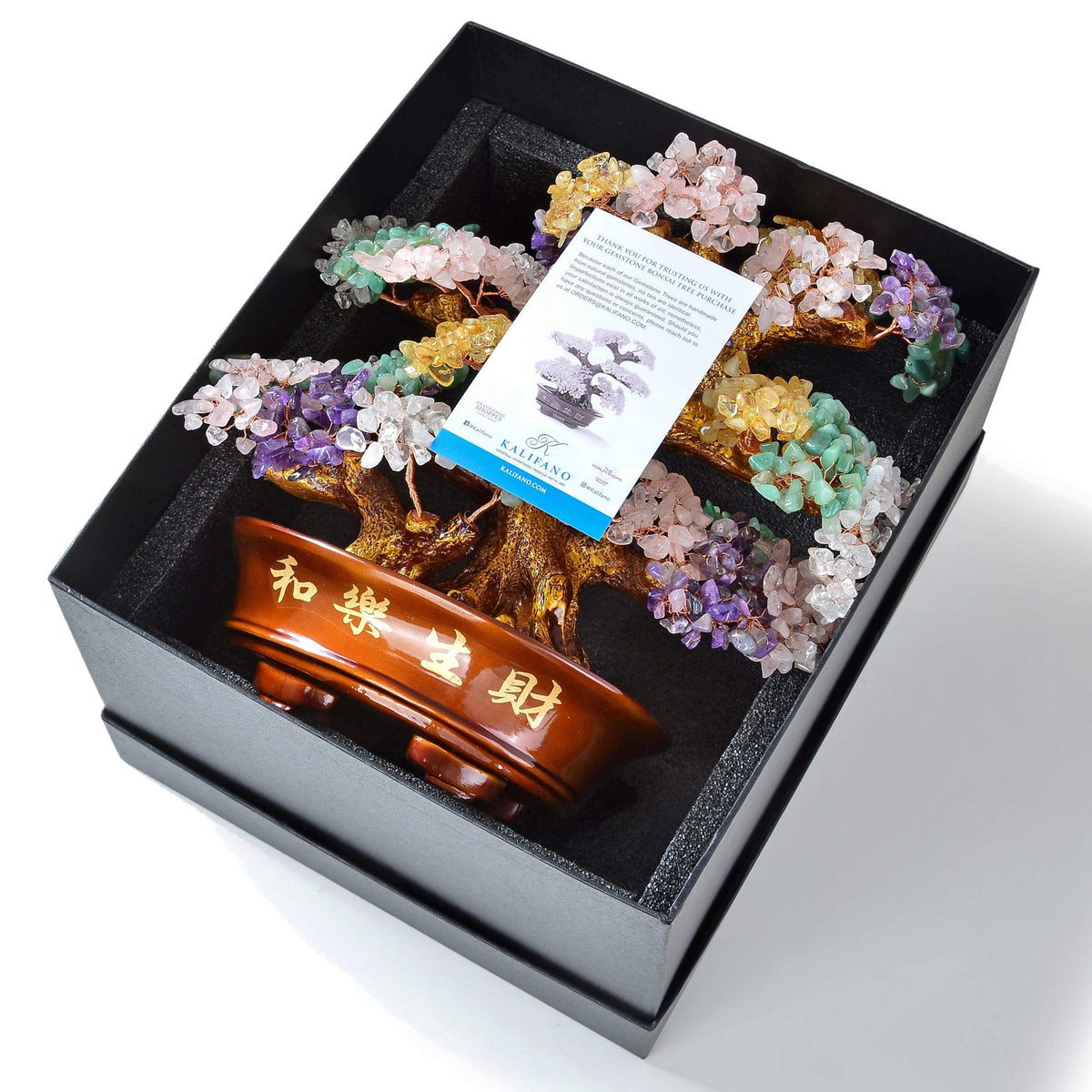 Multi-Gemstone Bonsai Tree of Life with 1,251 Natural Gemstones — Vault 88