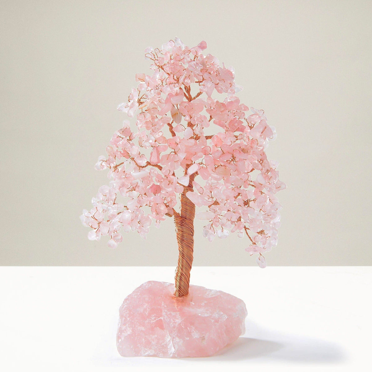 Rose Quartz Bonsai Tree of Life with 414 Crystals — Vault 88