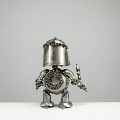 10" Darth Vader Inspired Recycled Metal Sculpture — Vault 88 recycled metal art