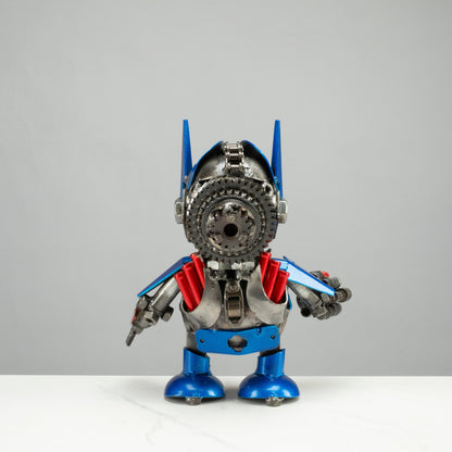 10" Optimus Prime Inspired Recycled Metal Sculpture — Vault 88 recycled metal art