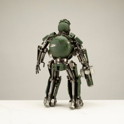 16" Hound Inspired Recycled Metal Art Sculpture — Vault 88 recycled metal art
