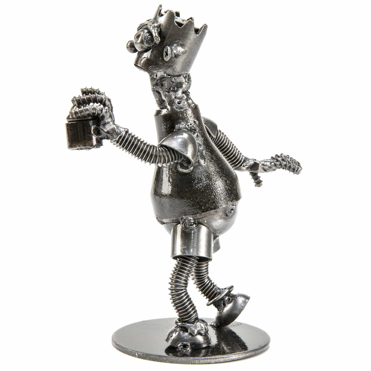 Bart Simpson Inspired Recycled Metal Sculpture — Vault 88 recycled metal art