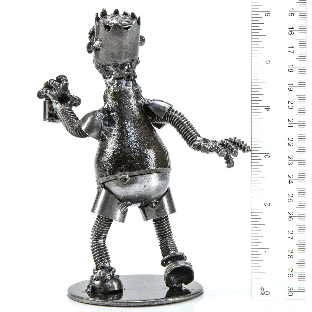 Bart Simpson Inspired Recycled Metal Sculpture — Vault 88 recycled metal art