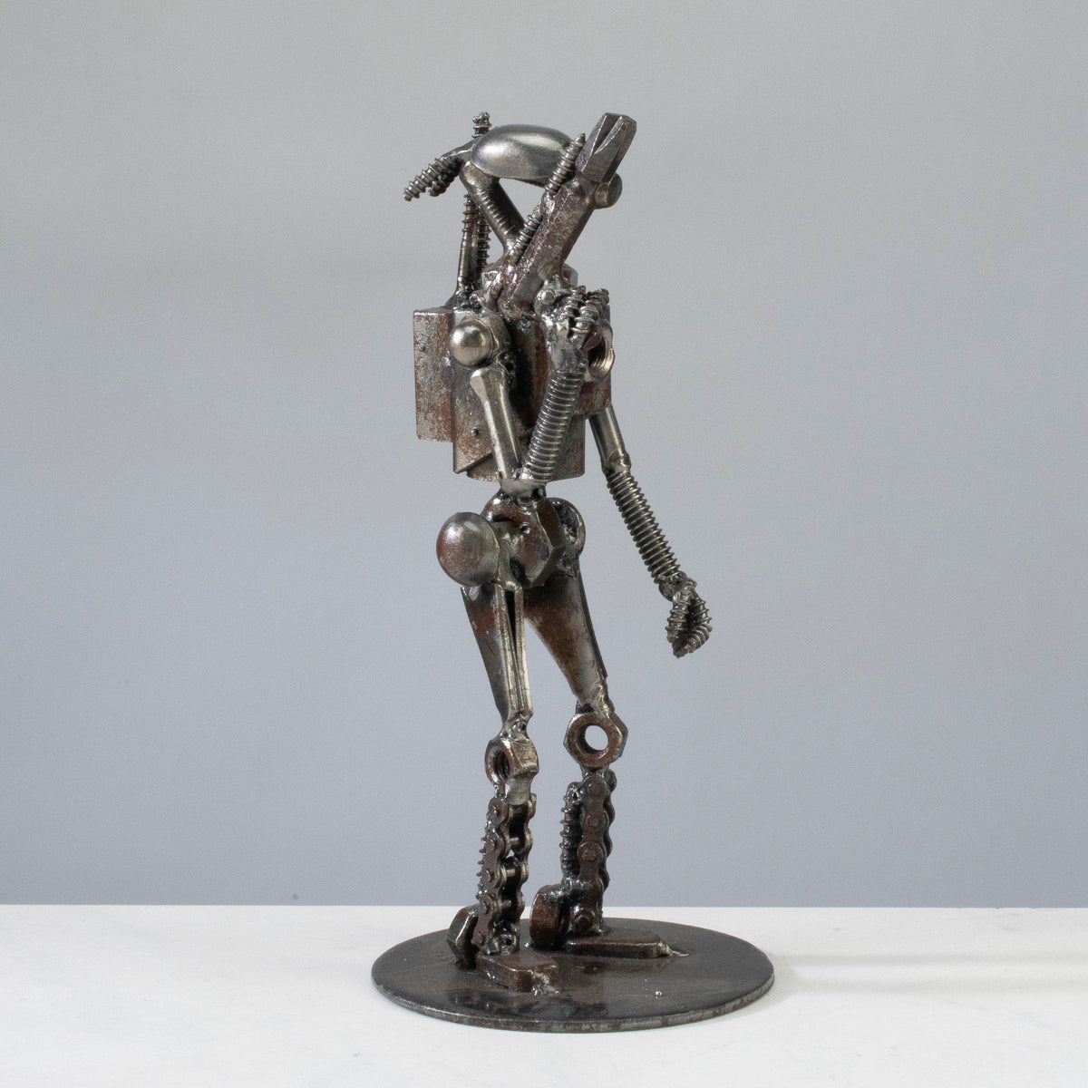 Droid Star Wars Inspired Recycled Metal Sculpture — Vault 88 recycled metal art