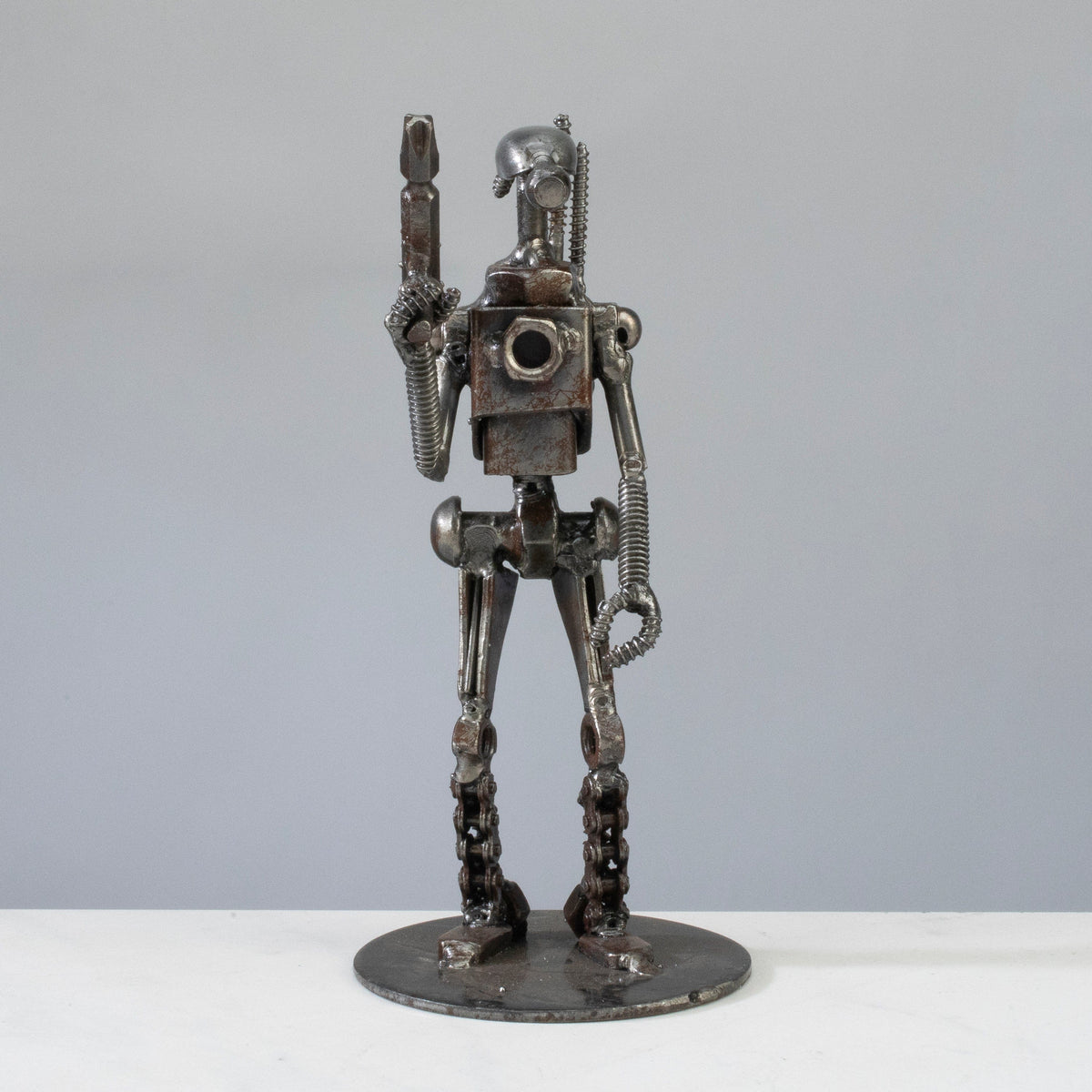 Droid Star Wars Inspired Recycled Metal Sculpture — Vault 88 recycled metal art