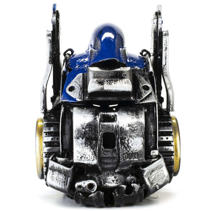 Optimus Prime Head Inspired Recycled Metal Art Sculpture — Vault 88 recycled metal art