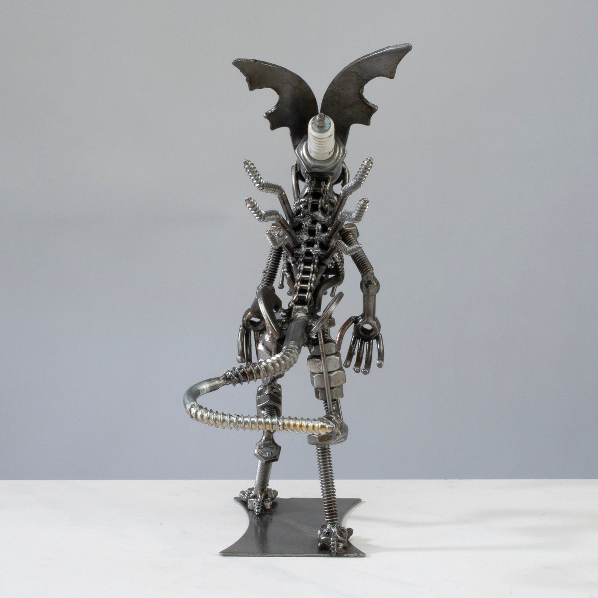 Queen Alien Inspired Recycled Metal Sculpture — Vault 88 recycled metal art