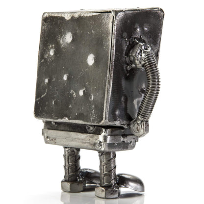 SpongeBob Inspired Recycled Metal Sculpture — Vault 88 recycled metal art