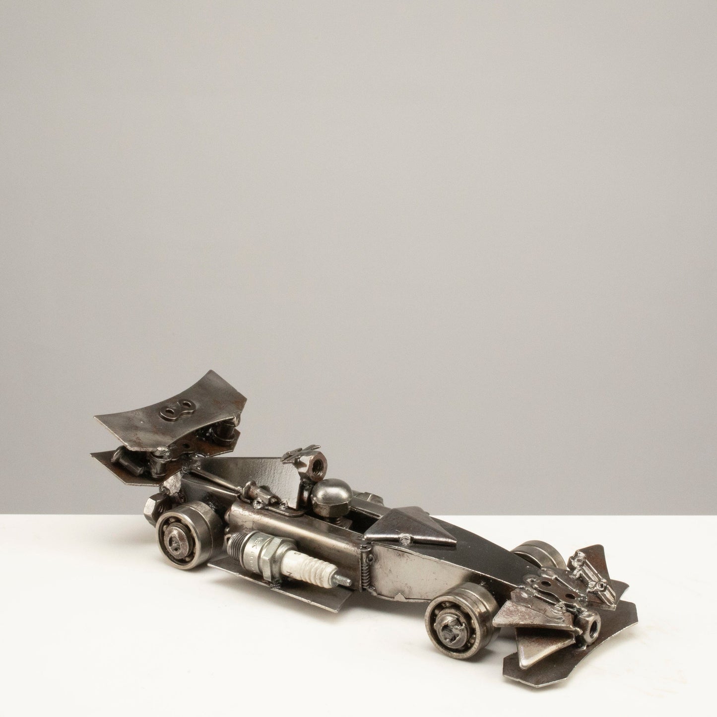 F1 metal car side view
