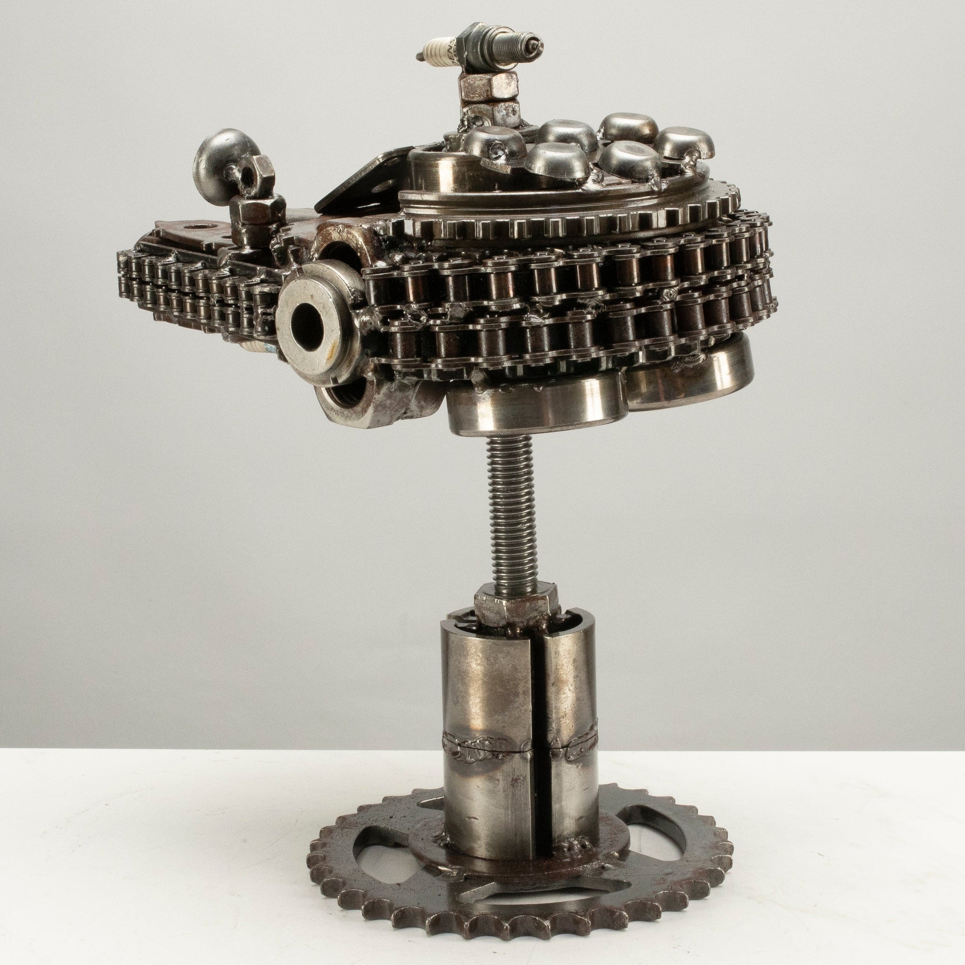 Millennium Falcon metal sculpture detail
