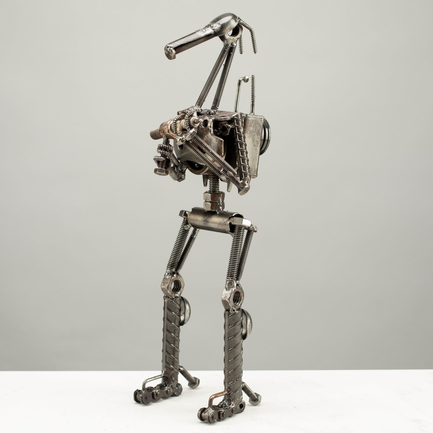 14 inch battle droid recycled metal sculpture — Vault 88
