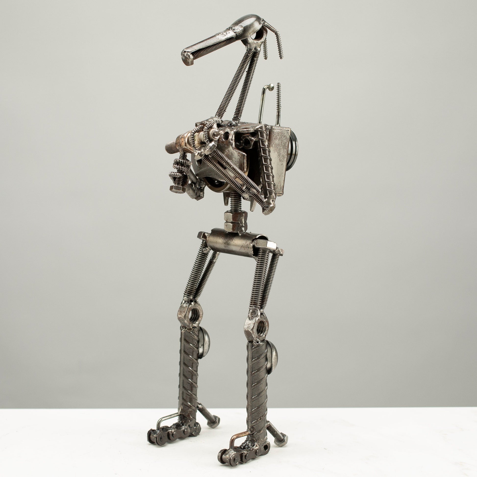 14 inch battle droid recycled metal sculpture — Vault 88