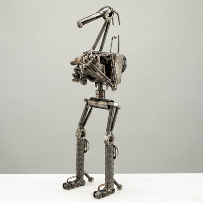 14 inch battle droid recycled metal sculpture — Vault 88
