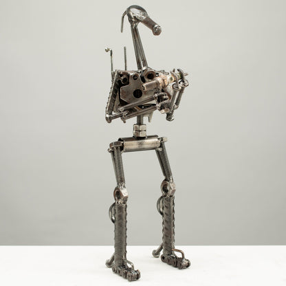 Battle droid metal sculpture detail
