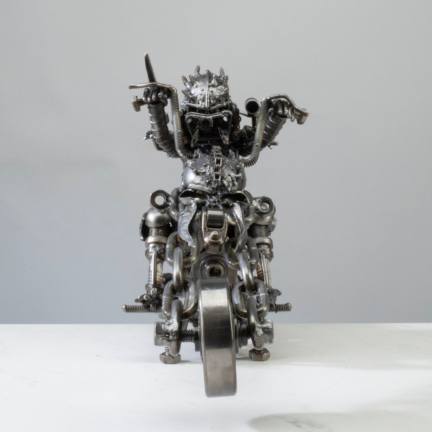 Predator motorcycle sculpture detail