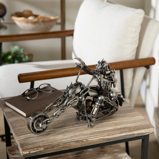 Predator motorcycle sculpture side view
