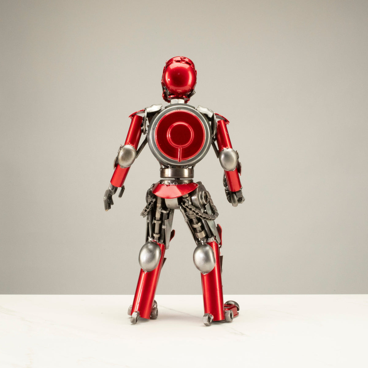 Deadpool metal sculpture rear view — Vault 88