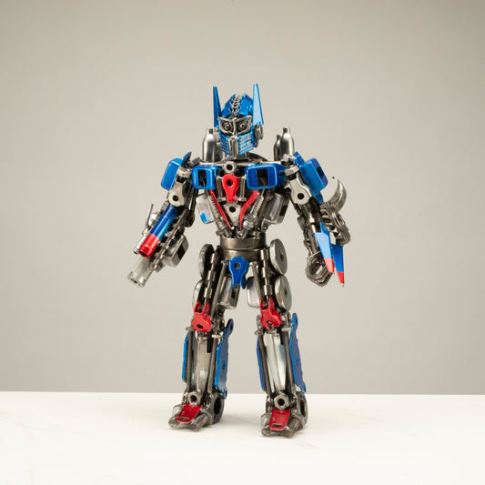 16 inch Optimus Prime inspired recycled metal sculpture — Vault 88