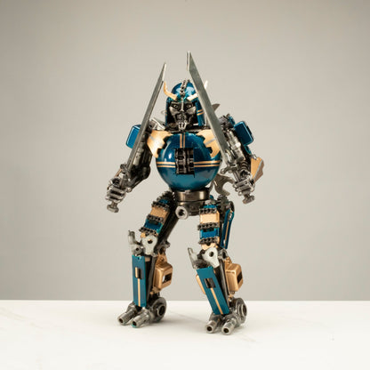 16 inch samurai recycled metal sculpture — Vault 88