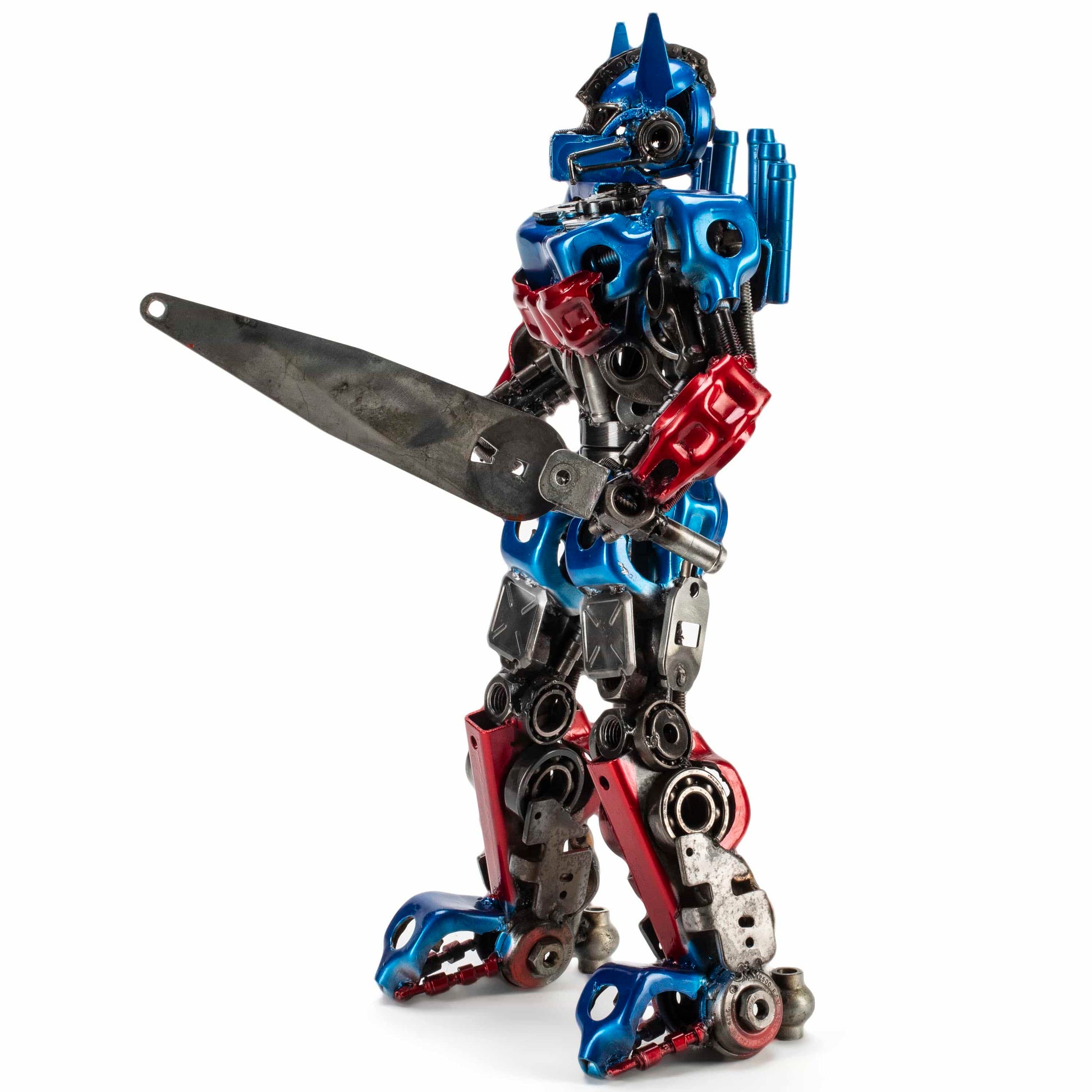 Optimus Prime 22 inch sculpture detail