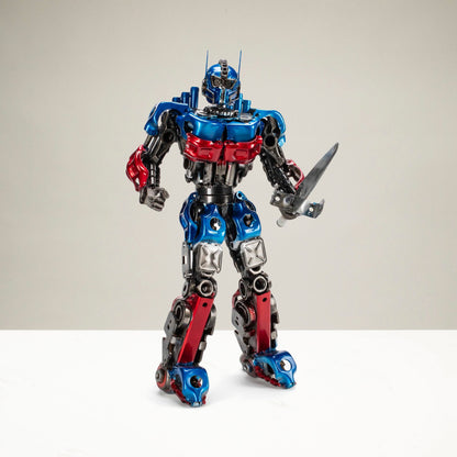 22 inch Optimus Prime inspired recycled metal sculpture — Vault 88