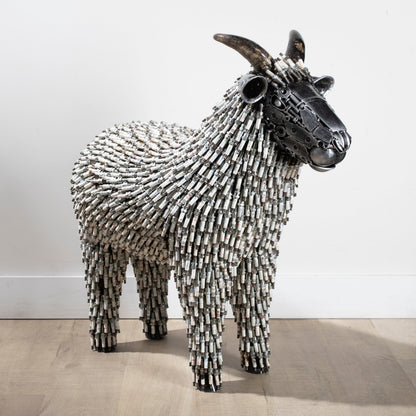 Large spark plug sheep side view