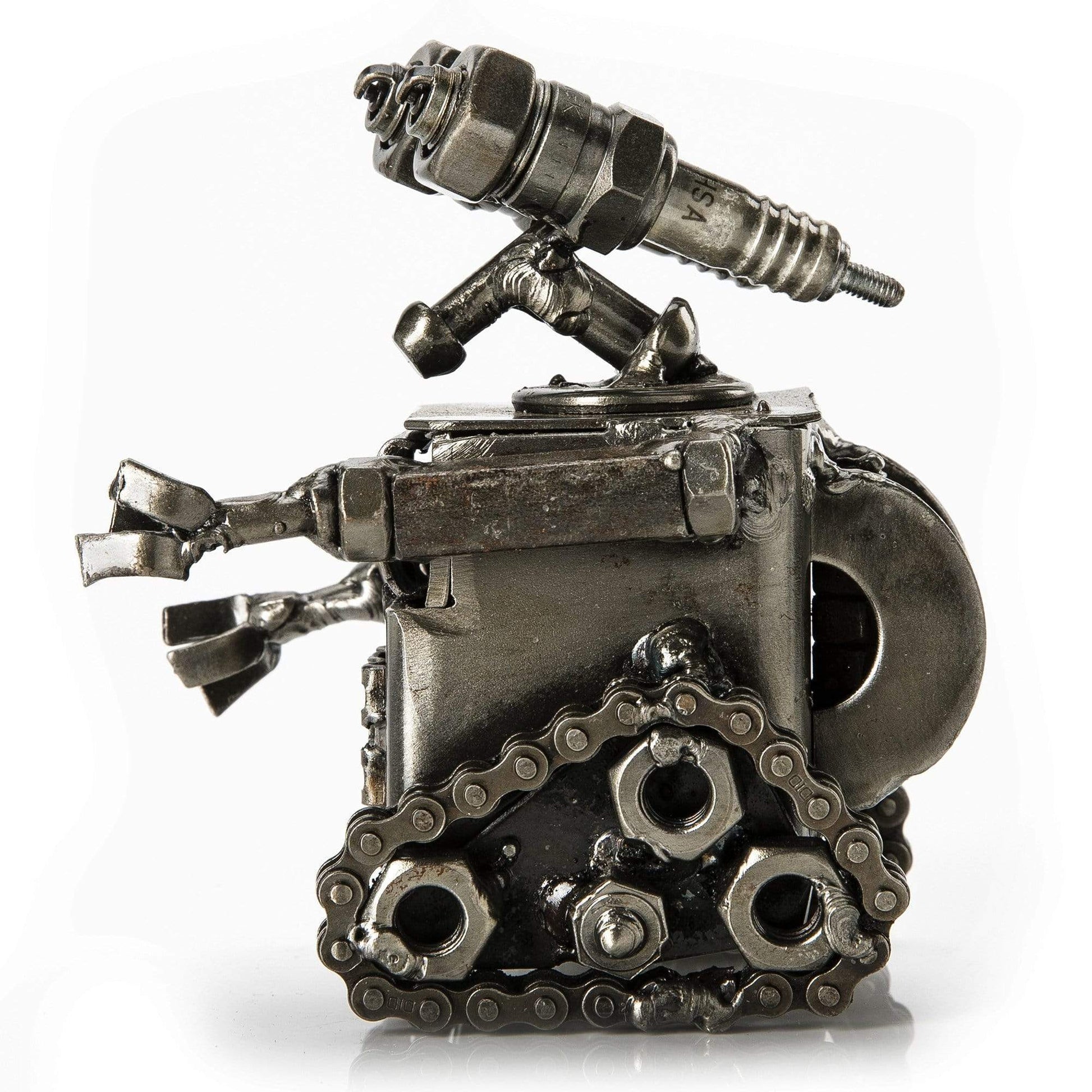 Wall-E mini sculpture angle view
