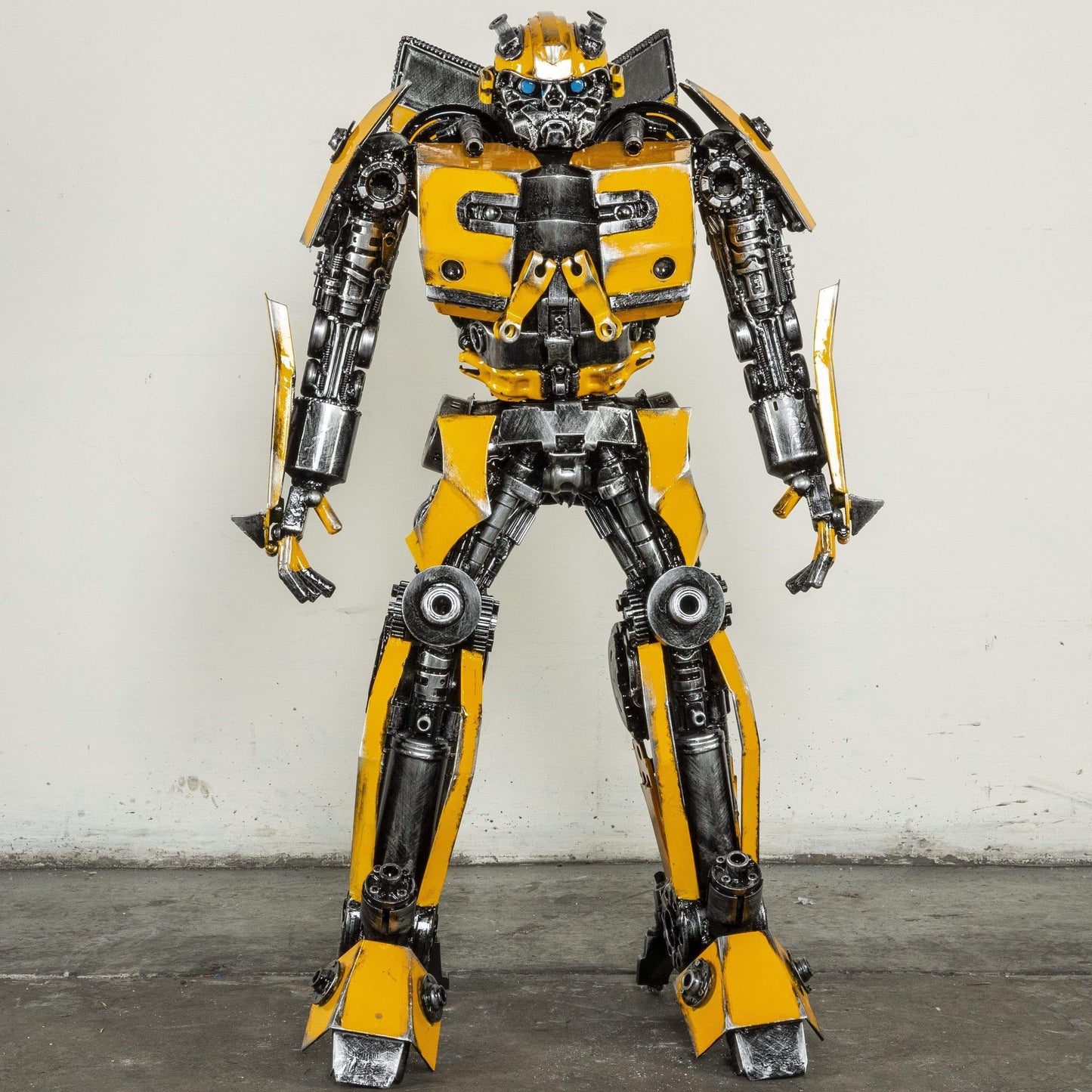 44 inch Bumblebee inspired recycled metal sculpture — Vault 88