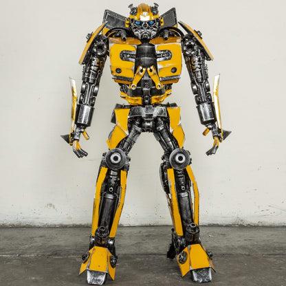 44 inch Bumblebee inspired recycled metal sculpture — Vault 88
