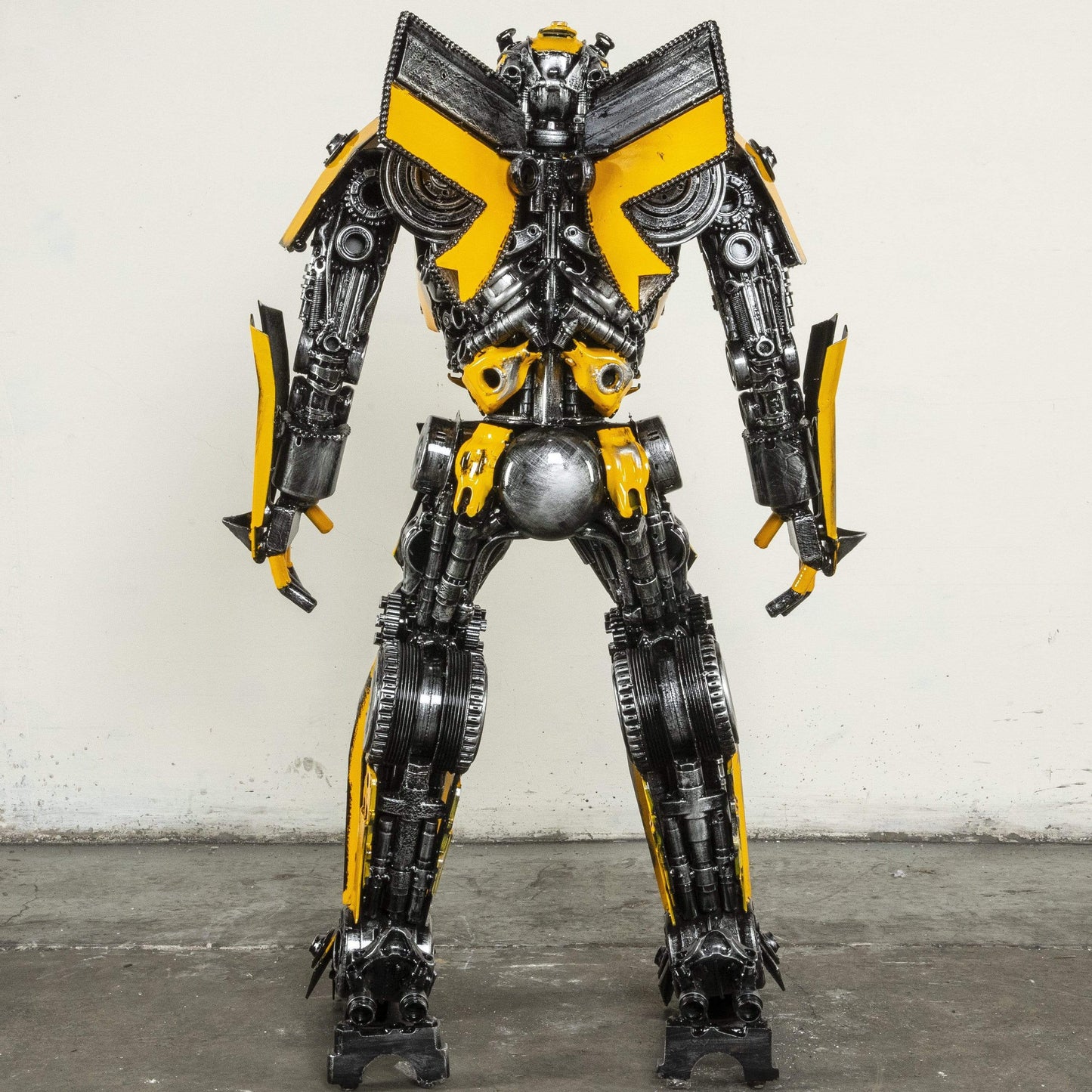 44 inch Bumblebee sculpture angle view