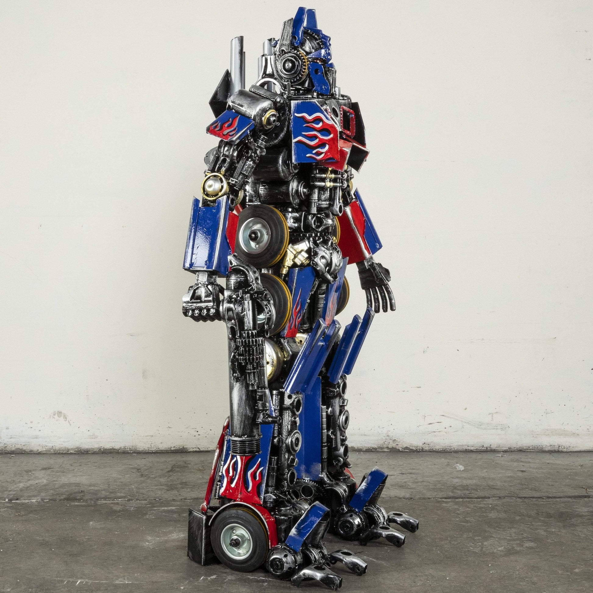 44 inch Optimus Prime sculpture side view