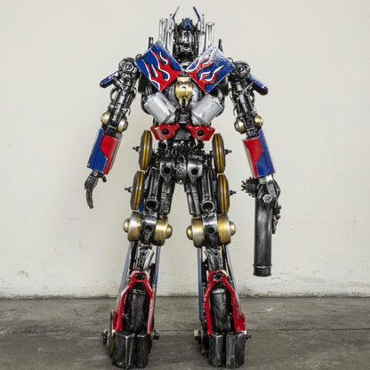 44 inch Optimus Prime sculpture angle view
