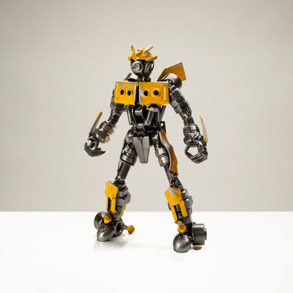 7 inch Bumblebee inspired recycled metal sculpture — Vault 88