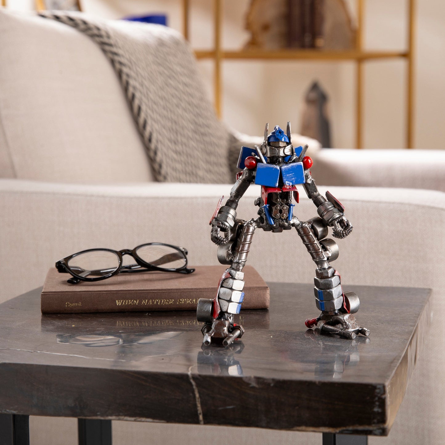 7 inch Optimus Prime sculpture front view