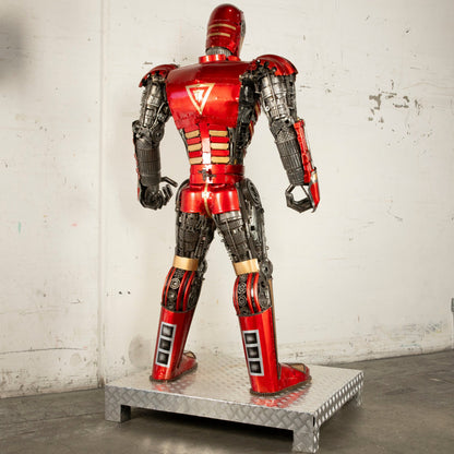 Iron Man sculpture side view