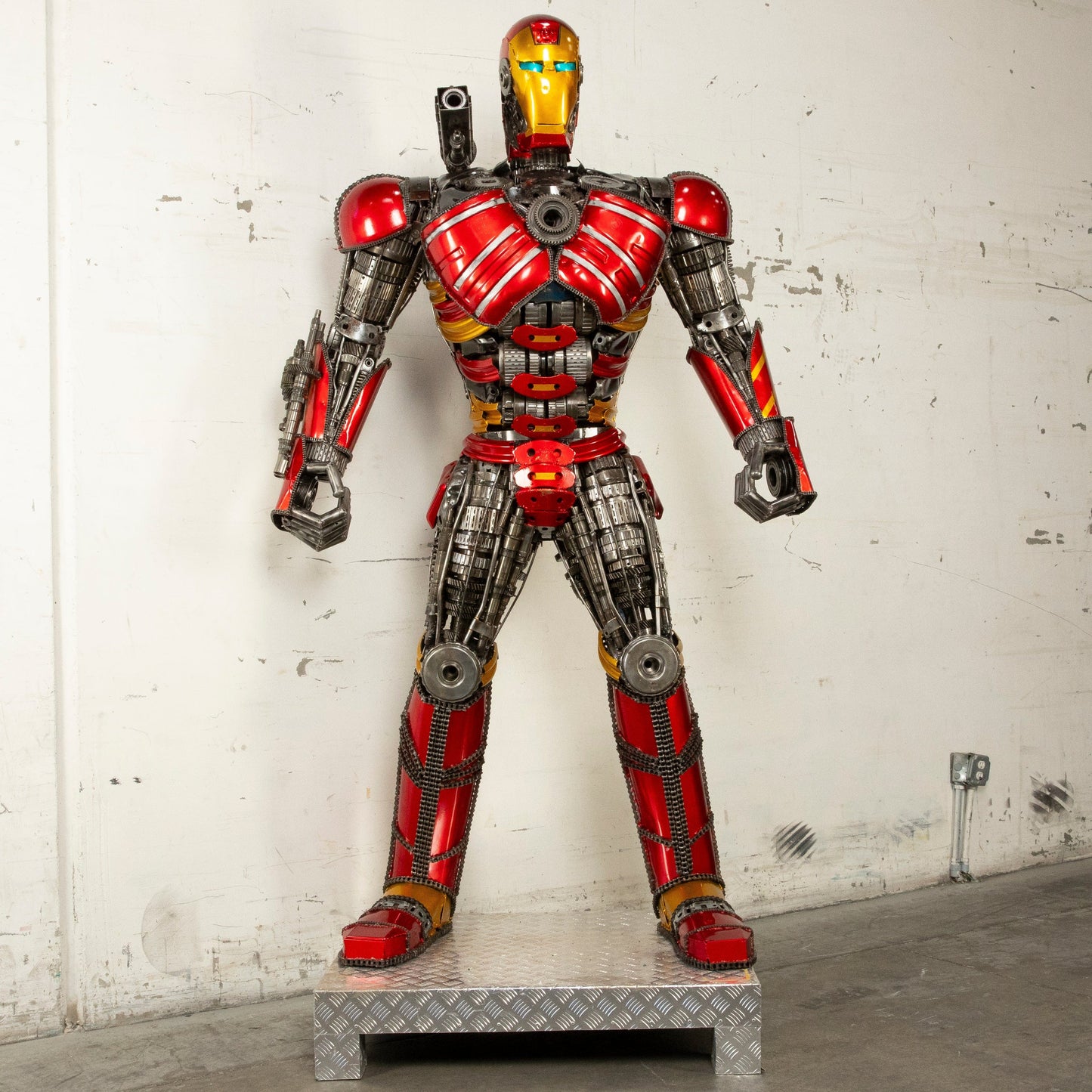 91 inch Iron Man sculpture full height