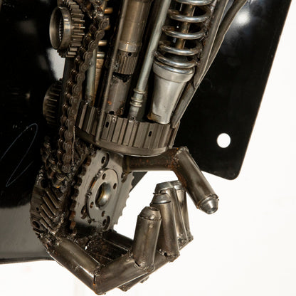 Spartan sculpture weld detail