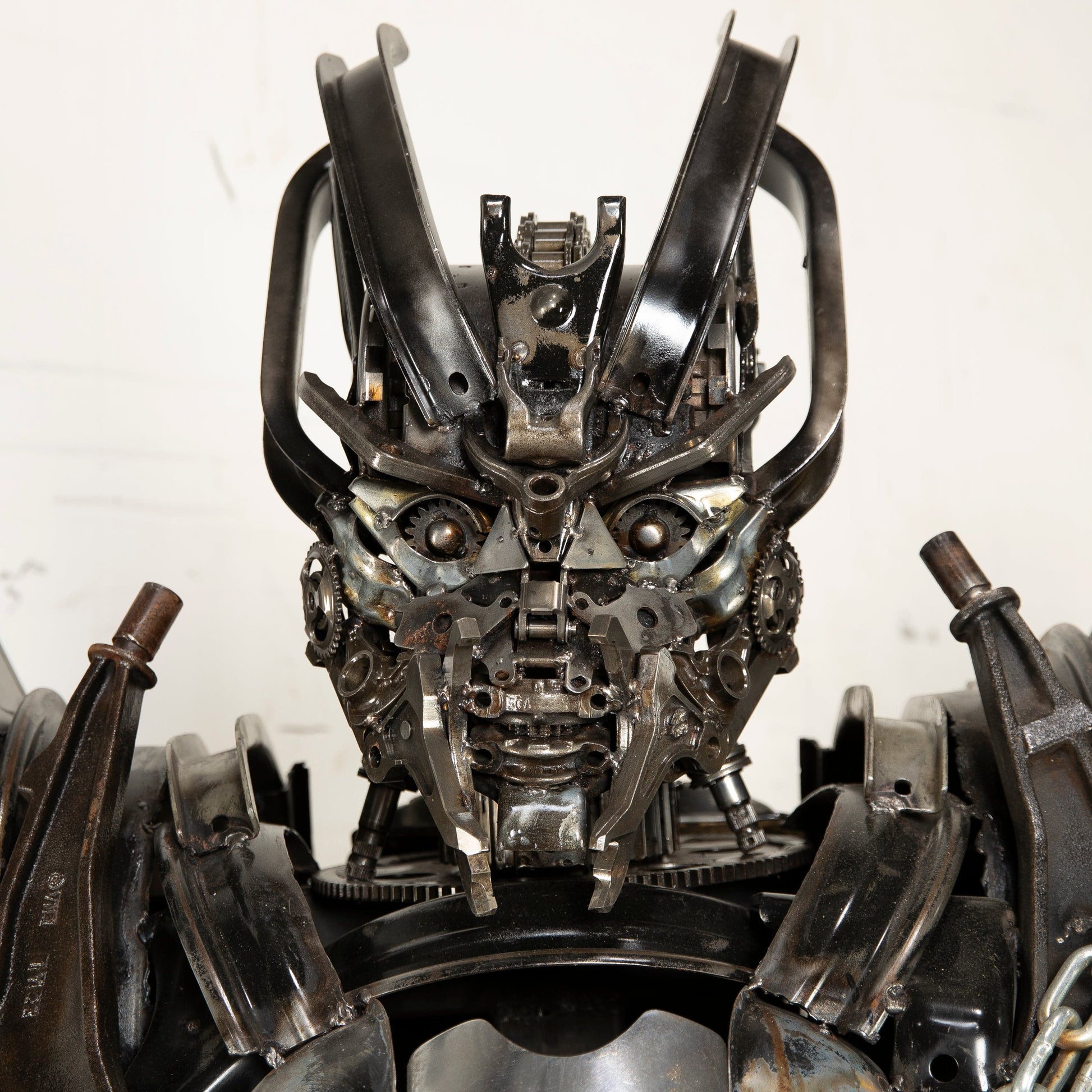 Megatron sculpture back view