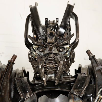 Megatron sculpture back view