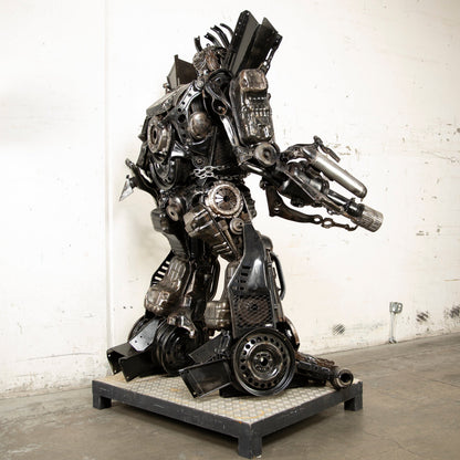 Megatron sculpture arm cannon detail