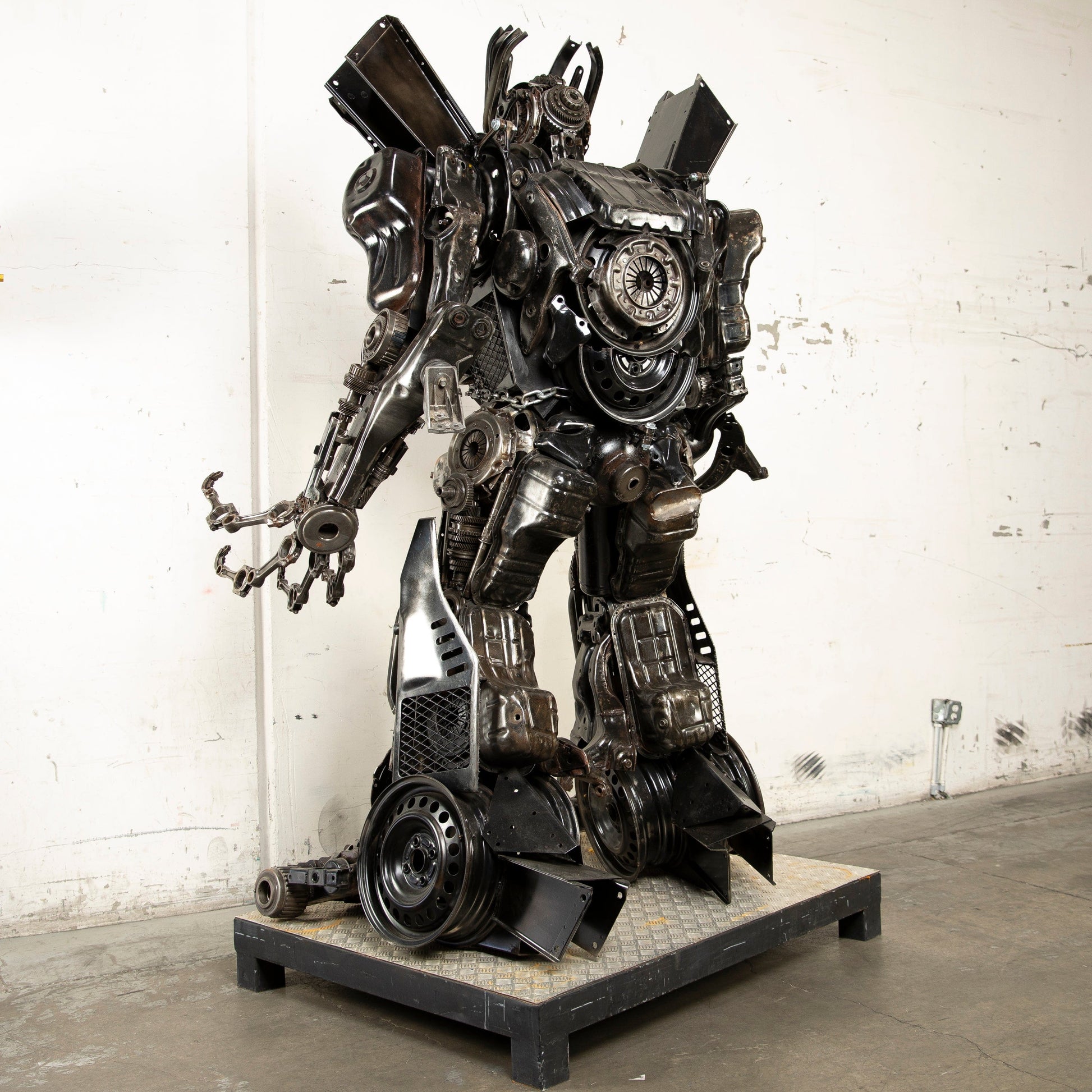 Megatron sculpture head detail